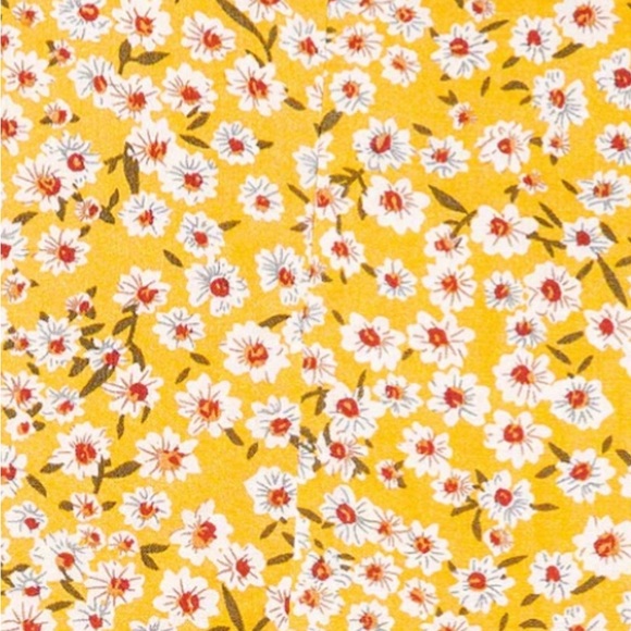 REVOLVE x superdown Yellow Floral Mini Dress with Sweetheart Neckline - Picture 4 of 6